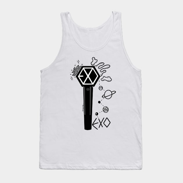 Exo doodlestick Tank Top by timmyshoe2’s